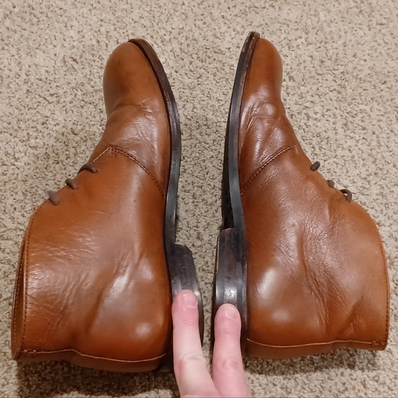 Frye Men\'s Bowery Brown Leather Chukka Boots Size 8 main image 8